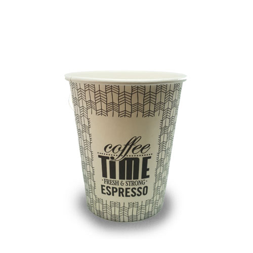 VASO CARTON 4 OZ DISEÑO ESTANDAR - línea TAKE AWAY - Papel Plast Pack S.L